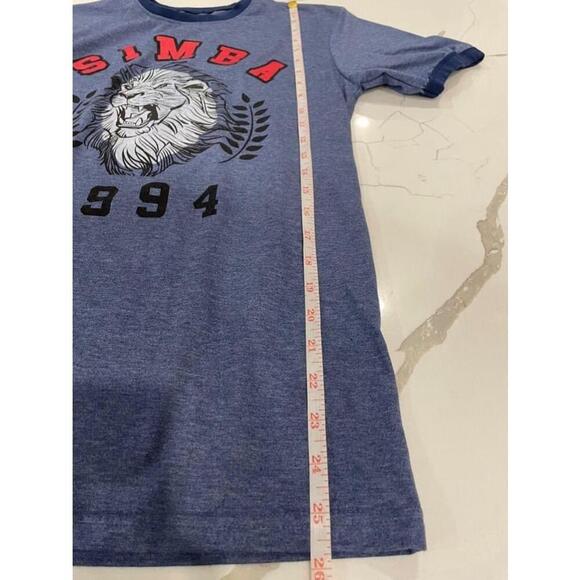 Disney The Lion King Simba 1994 Heather Blue T-Shirt - Size S - Picture 7 of 7